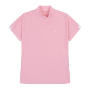 [볼빅] 여성 골프 하이넥 그램 반팔 티셔츠 VLTSP431PK