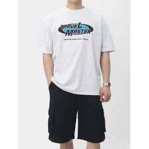 [빌리버스] 남성 프린팅 면 그래픽 티셔츠 반팔티 BRV125