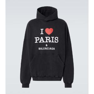 발렌시아가 I Love Paris 페이디드 코튼 후디 P01010153