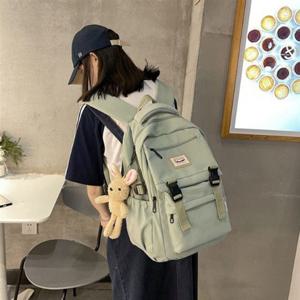 쿨샵 토끼인형 키링 데일리백팩 여성 캐주얼 백팩