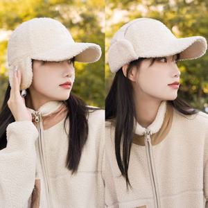 [에이치플러스몰]양털 이어머프 트루퍼햇 뽀글이 기모 귀도리 챙모자