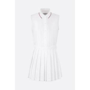 THOM BROWNE 피케 슬리브리스 미니드레스 FDSE95C00185100
