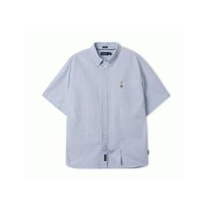[후아유] 공용 스티브 시어서커 반팔 셔츠 / Steve Seersucker Short Sleeve Shirts WHYWF2521U