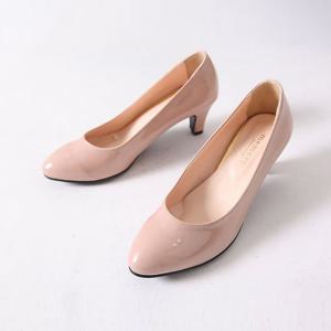 [에이치플러스몰]여성 정장구두 에나멜 펌프스 6cm 2컬러 (255-270)