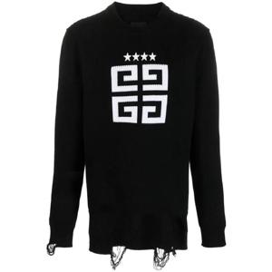 25 FW 지방시 4G 모티프 디스트레스드 코튼 스웨트셔츠 BM90NT4ZH6 TP432073646