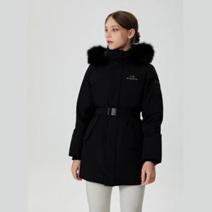 아이더패딩 JQS DWW24509Z1 라헨느 여성 캐시미어 W/S 미들 다운 자켓 (Black)