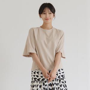 [바네사빈] 핏감이 너무 이쁜 가오리 반팔 티셔츠 v01124