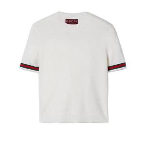구찌 후드 티셔츠 793101XKD5S 9146 IVORY GREEN RED