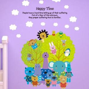 아트박스/뭉키데코 Kids D.I.Y Sticker_주주 푸른나무와 친구들
