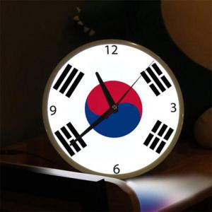 아트박스/꾸밈 nf013-LED시계액자25R_빛나는태극기