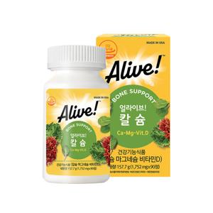 얼라이브 칼슘 마그네슘 비타민D 90정 1개