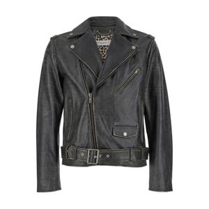골든구스 바이커 자켓 GMP00297P00064790100 Black