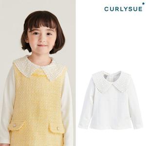 [컬리수]레이스 카라티셔츠 C211TSG02P