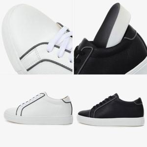 [애슬릿] 블랙 라인 남자 스니커즈 슬립온 운동화