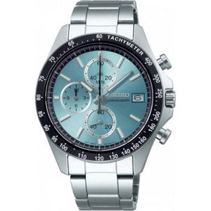 SEIKO [세이코] 15초 크로노그래프 쿼츠 CHRONOGRAPH QUARTZ 손목시계 맨즈 SBTR029 청록색[]