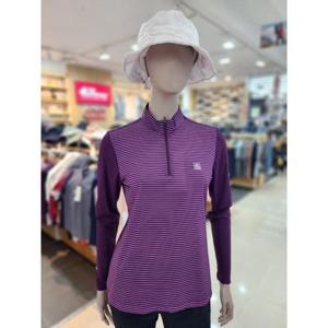 레드페이스 세이브존05 여성 아이스 여름 멜란 라인 짚티셔츠 FTSM24052M