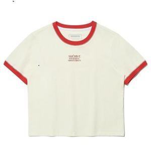 인터크루 HC10 여),링거배색크롭티셔츠 ITY2TM55A