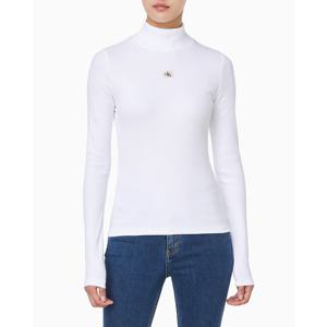 [캘빈클라인 진]여성 L/S 우븐 라벨 터틀넥 티셔츠 47D203G