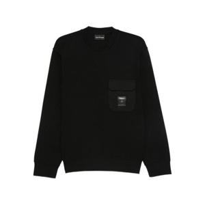 엠포리오 아르마니 남성 블랙 스웨트셔츠 EM002925 AF10013UC001