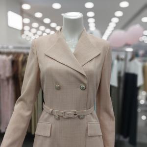[아니베에프]A43WOP310A 카라넥 더블 버튼 포인트 원피스