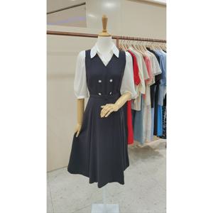 [케네스레이디]셔츠배색 원피스 EVOPPH9900_CA