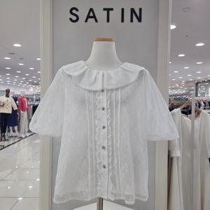 [샤틴]빅카라 레이스  블라우스 S252M253_YS