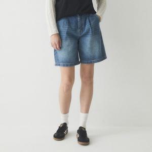 [후아유]여성 Pin Tuck Bermuda Shorts WHTJE2534F