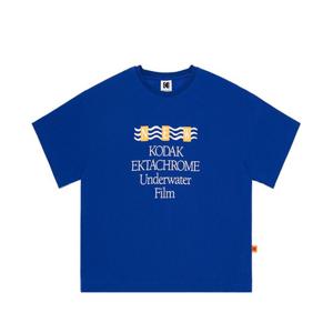 코닥 썸머 워터 메쉬 반팔티셔츠 우먼 BB K4222LRS63 BLU WHT