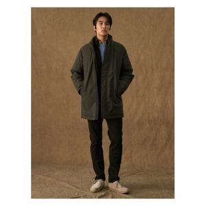 [빈폴멘]하이넥 인셋 다운 코트  카키 (BC4X30CD6H) .