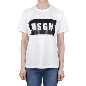 [MSGM] 박스로고 반팔티 (2000MDM520 200002 01)