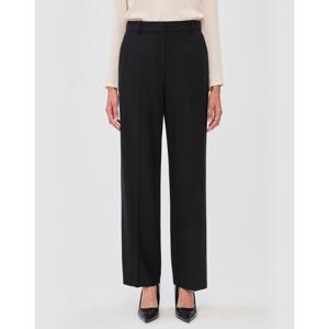 질스튜어트 뉴욕 여성 24FW SET UP울 96% 블랙 솔리드 와이드핏 슬랙스 팬츠 JSPA4D350BK