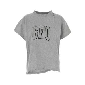발렌시아가 반팔 티셔츠 826344 TSVP31300 Grey