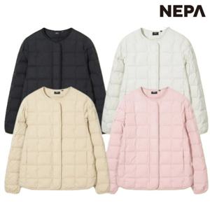 네파[택가 259,000원]여성 가을 겨울 튜브 넥리스 거위털 경량 구스 다운 자켓 미들 레이어 7L82063