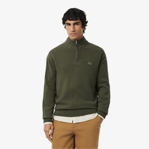 [25FW 15%쿠폰]라코스테 공식 남성 방모 반집업 스웨터 AH3052-55N E9F