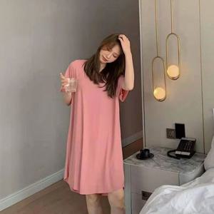 냉감 스판 원피스 잠옷 홈웨어 냉장고 여름 파자마