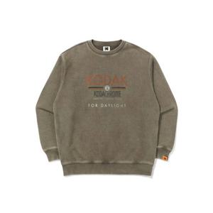 코닥맨투맨티 BQJ K4323LFSG1DGR 씨네코닥 세미오버핏 그래픽 워싱 맨투맨 DARK GREY