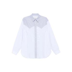 마르지엘라 긴팔 셔츠 MTN110 S50DT0062 961 BLUE