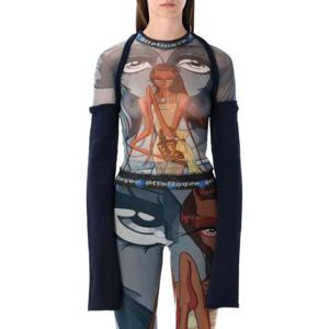 오토링거 긴팔 티셔츠 25A10110700901 PRIBLU PRINT BLUE