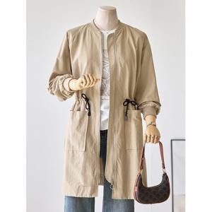 [커스텀에이블]베이직 스트링 포켓 점퍼_T2508JP603C