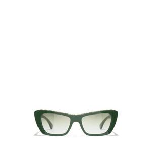 샤넬 선글라스 CH5540 1702E1 DARK GREEN