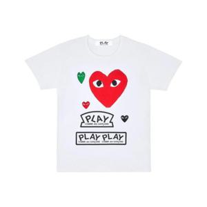 꼼데가르송 반팔 티셔츠 CDG P1T280 WHITE White