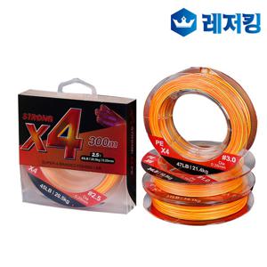프리미엄 X4 브레이드 합사줄 300M 4합사라인 낚시줄