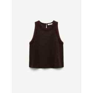 도로시 슈마허 긴팔 티셔츠 253 248006 796 dark chocolate Red