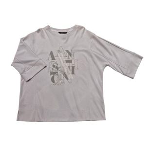 [안지크]심플레터링박시핏티셔츠 AJ2TS1120