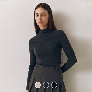 [지오다노]여성 가을 무봉제 소프트 울 반목넥/터틀넥 폴라 니트 스웨터 355952