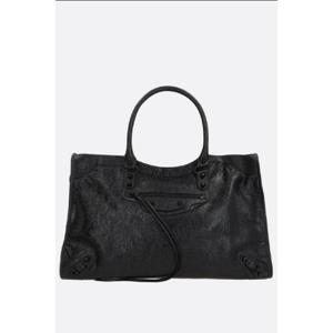 BALENCIAGA Le City large tote bag in Arena Storico leather 8083882ABEL1000