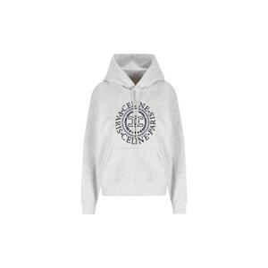 셀린느   후드 티셔츠 FW25 RY0G7670QFYY8 5828301 PALE GREY  NAVY