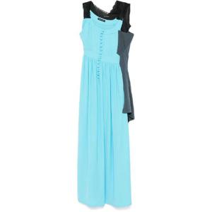 발렌시아가   민소매원피스 FW24 809047 TRO21 4850 3775089 BLUE