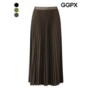 [GGPX]큐빅 플리츠 밴딩 스커트 (GP8SK004F)