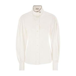 BRUNELLO CUCINELLI 브루넬로 쿠치넬리 화이트 셔츠   블라우스 2150232